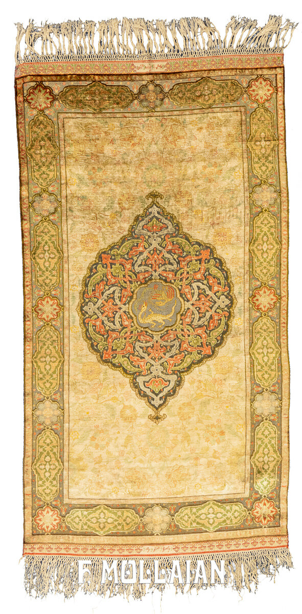 Tappeto Qum Kapi Colore Dorato-Verde n°:473663